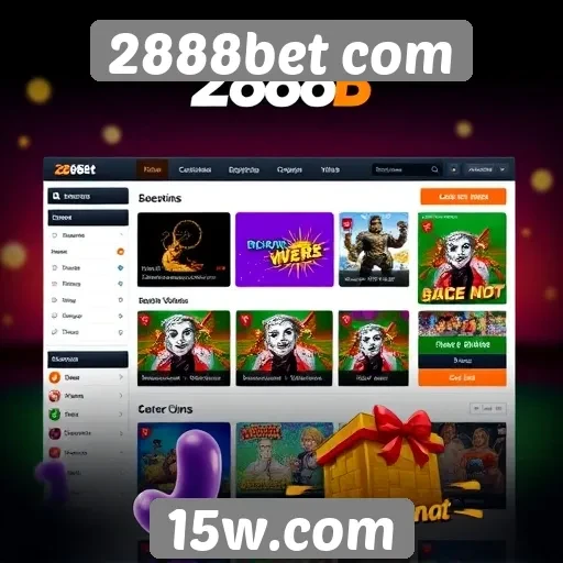 Interface e usabilidade do site 2888bet com